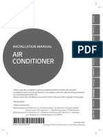 AIR Conditioner: Installation Manual