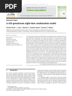 A CFD Greenhouse Night-Time Condensation Model: Research Paper