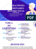 Alteraciones Pulmonares Restrictivas