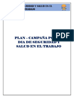 Plan - Campaña Dia de La SST