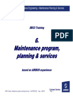 F Maintenance Program Planning Services