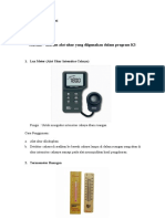 Macam - Macam Alat Ukur Yang Diigunakan Dalam Program K3: Nama: Nopi Rahmadani Nim: 2013201027