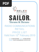 Radio Communications: Retail Price List