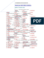 Intermediate English Test-Conditionals-Answers