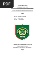 JURNAL PRAKTIKUM Penerapan Komputer Fungsi Statistika Pada Ms Excel