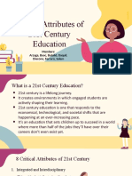 Critical Attributes of 21st Century Education