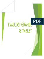 Evaluasi Granul Tablet