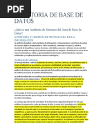 Compilado Base de Datos