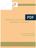 Desarrollo de La Lectoescritura Adquisición y Dominio