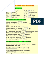 Excercises With For and Since and How Long Finished JLSR