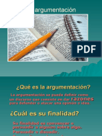 Presentación Sobre La Argumentación