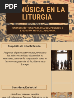 LA MUSICA EN LA LITURGIA - Composicon