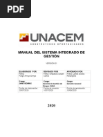 Manual Sig Unacem 2020