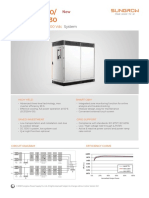 Sungrow SG3400HV 30 3400kW Inverter Datasheet TR