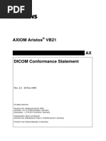 Aristos Dicom Conformance Statement vb21