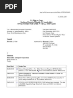 CARR v. BOMBARDIER AEROSPACE CORPORATION Docket