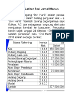 Jawaban Latihan Perusahaan Dagang-Pertemuan Ke-11