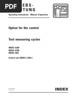 Betriebs-Anleitung: Option For The Control