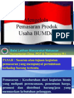 Mengelola Pemasaran Produk BUMDes