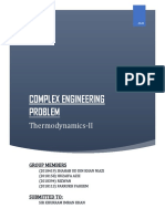 Complex Engineering Problem of Thermodynamics 2