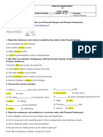 English Worksheet #2 First Term Student's Name: Cristian David Salazar Gomez Grade: 10 - 2