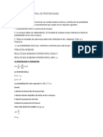 A Distribución Muestral de Proporciones