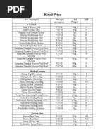 Retail Price: Item Description Price Per Piece/pack Net Weight QTY Asian Deli