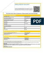 Railway Ticket Template