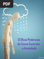 13 Dicas Poderosas de Como Controlar A Ansiedade