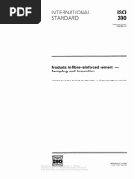 International Standard: Products in Fibre-Reinforced Cement - Sampling and Inspection