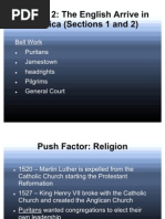 Chapter 2 Sections 1 and 2