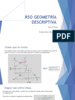 Curso Geometría Descriptiva Pares de Líneas