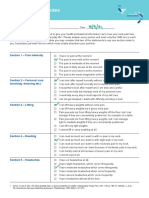 Neck Disability Index Ndi Editable 1