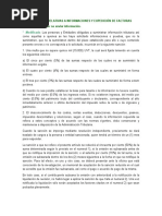 Art. 651 Sanciones Relativas A Informaciones y Expedición de Facturas