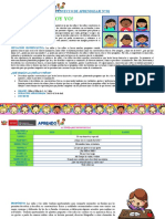 Proyecto de Aprendizaje Así Soy Yo - Matriz