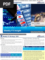 Weekly FX Insight: Citibank Wealth Management