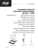 Installation Manual Automatic Identification System - AI80