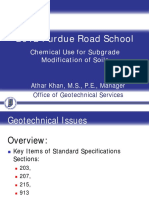 Chemical Use For Subgrade Modification of Soils