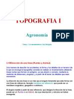 Topografia I: Agronomía