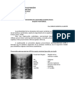 Anatomiìa Radioloìgica Raquis Vertebral