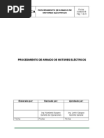 PROCEDIMIENTO DE ARMADO DE MOTORES ELÉCTRICOS Rev01