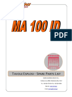 Tavola Esplosi MA 100 ID Eng