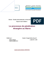 La Pénétration Étrangére Au Maroc Final