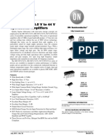 MC34071,2,4, A MC33071,2,4, A, NCV33072,4, A Single Supply 3.0 V To 44 V Operational Amplifiers