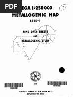 Mine Data SJ5504 Bega Metallogenic (OCR Version) Entire Edition