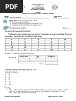 Activities in Statistics W5 and W6