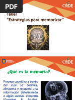 T Estrategias para Memorizar