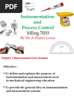 Instrumentation and Process Control: Meng 7033