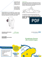 Physiotherapy Exercise After Scoliosis Surgery