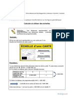 Calculer Et Utiliser Des Échelles